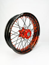 Last inn bildet i Galleri-visningsprogrammet, SM-Pro Platinum Supermoto Wheel Set, KTM / Husky / GasGas - Orange/Black CAMO
