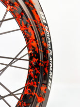 Last inn bildet i Galleri-visningsprogrammet, SM-Pro Platinum Supermoto Wheel Set, KTM / Husky / GasGas - Orange/Black CAMO
