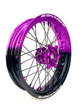 Last inn bildet i Galleri-visningsprogrammet, SM-Pro Platinum Supermoto Wheel Set, KTM / Husky / GasGas - Purple/Black FADE
