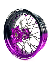 Last inn bildet i Galleri-visningsprogrammet, SM-Pro Platinum Supermoto Wheel Set, KTM / Husky / GasGas - Purple/Black FADE
