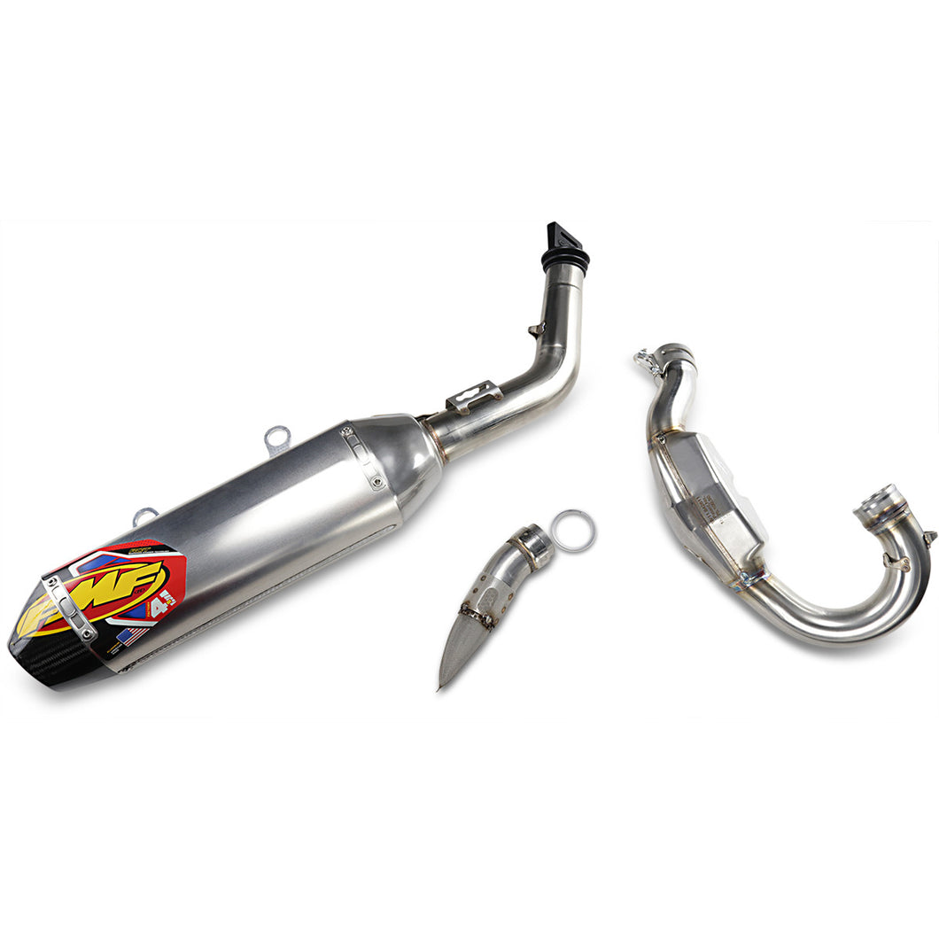 STAINLESS STEEL ALUM. FACT-4.1 RCT W/R.CARBON CAP FULL SYSTEM (FC/SX-F 250 2019-2022)